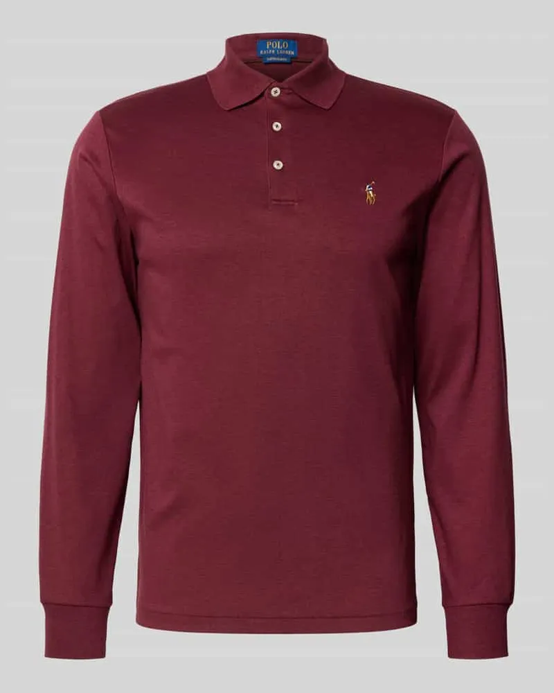 Ralph Lauren Slim Fit Poloshirt in Logo-Stitching 