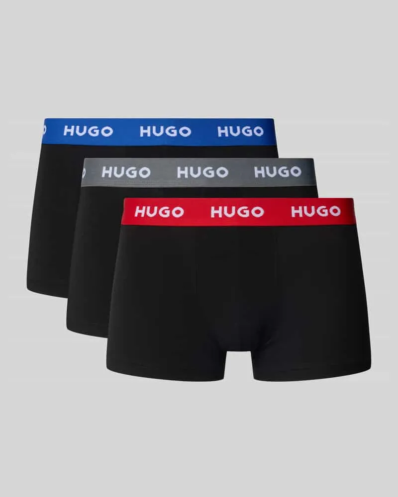 HUGO BOSS Trunks aus Baumwoll-Mix im 3er-Pack 