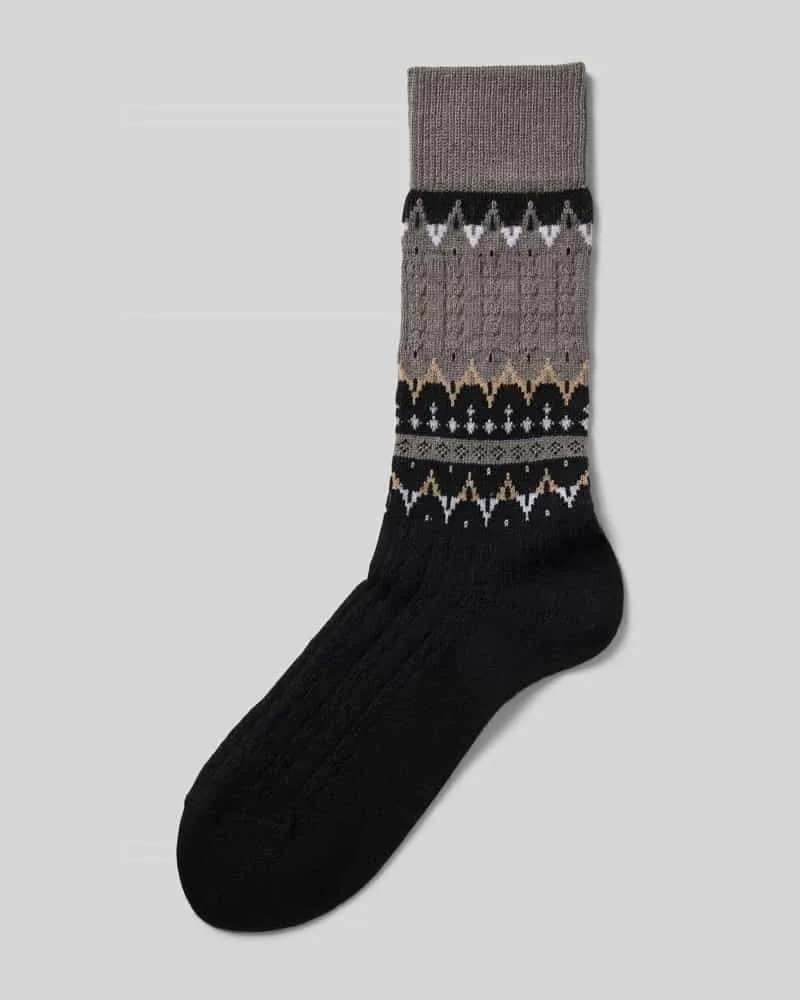 Falke Socken mit Kaschmir-Anteil Anthrazit