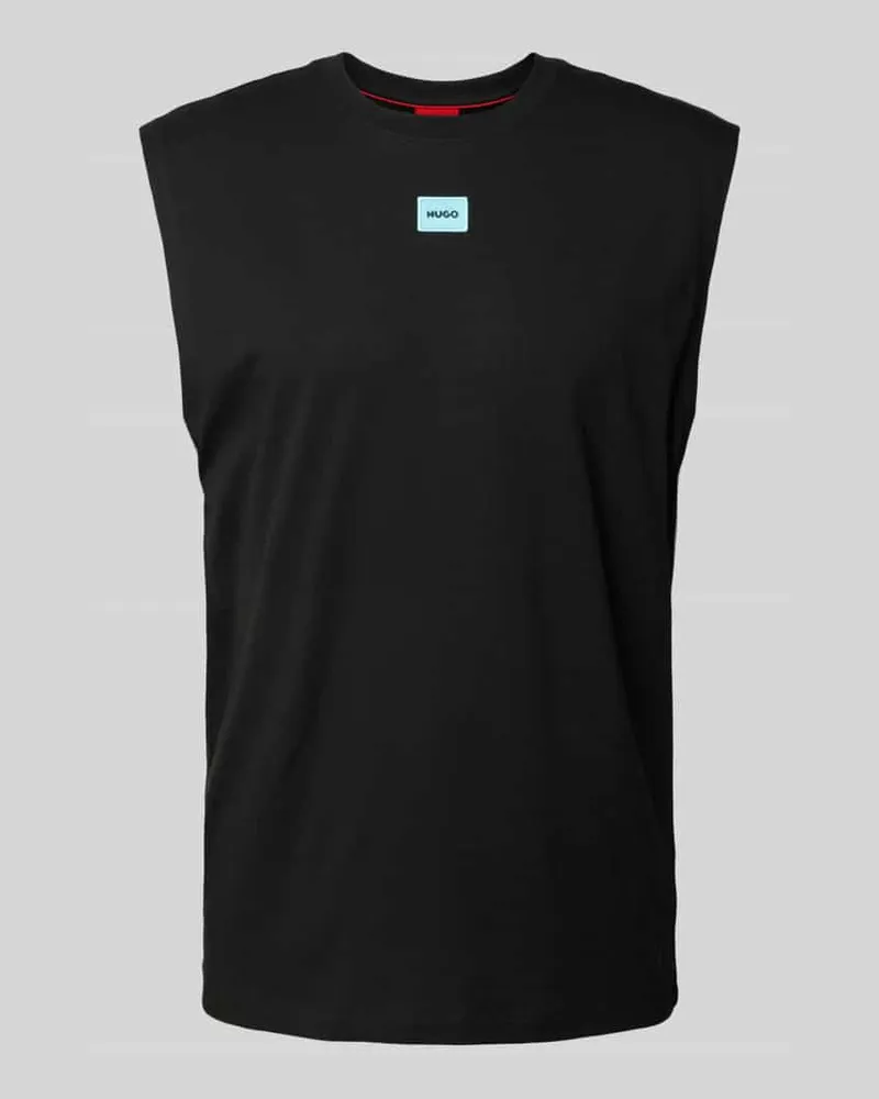 HUGO BOSS Tanktop mit Label-Patch Modell 'Dankto241 Black