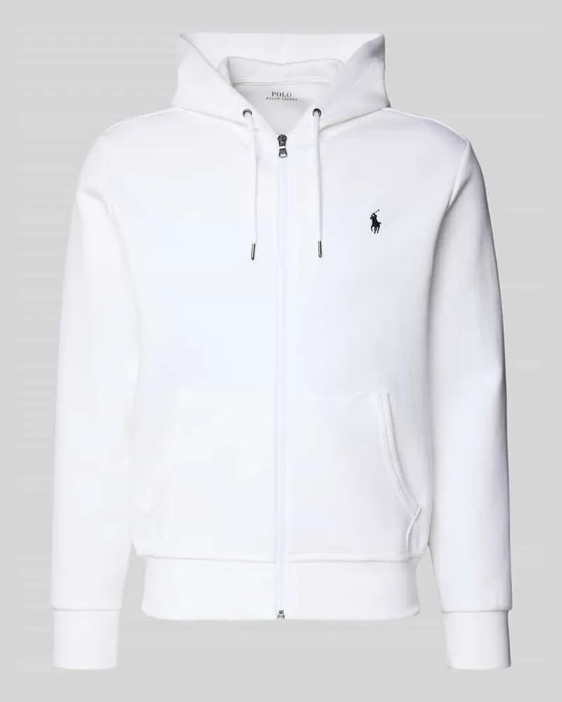 Ralph Lauren Sweatjacke mit Kapuze Weiss