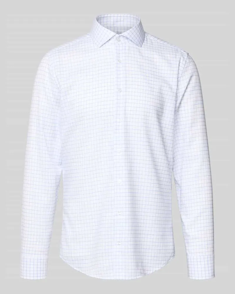 Seidensticker Slim Fit Business-Hemd mit Kentkragen Royal