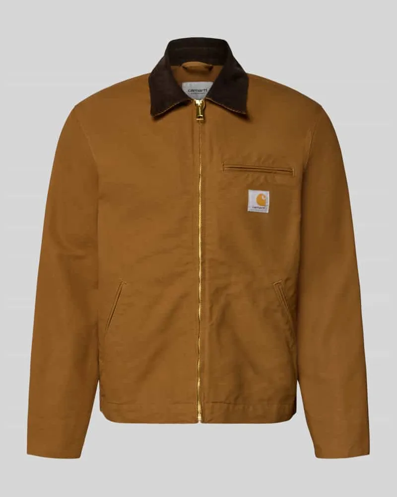 Carhartt WIP Jacke mit Label-Detail Modell 'Detroit Cognac