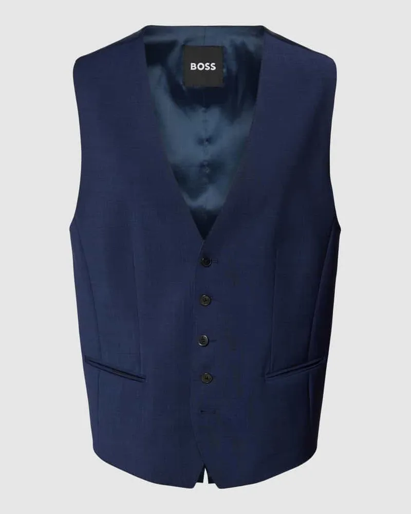 HUGO BOSS Weste mit Paspeltaschen Modell 'Jasper 