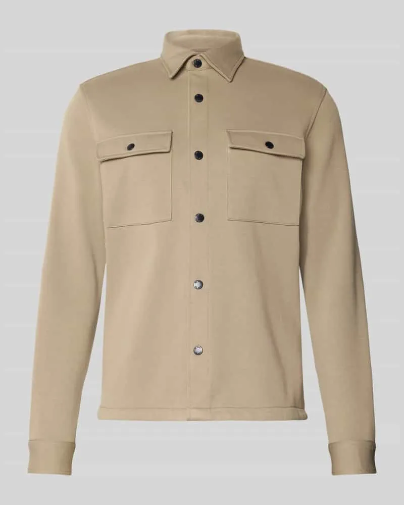 McNeal Hemdjacke mit Druckknopfleiste Mud