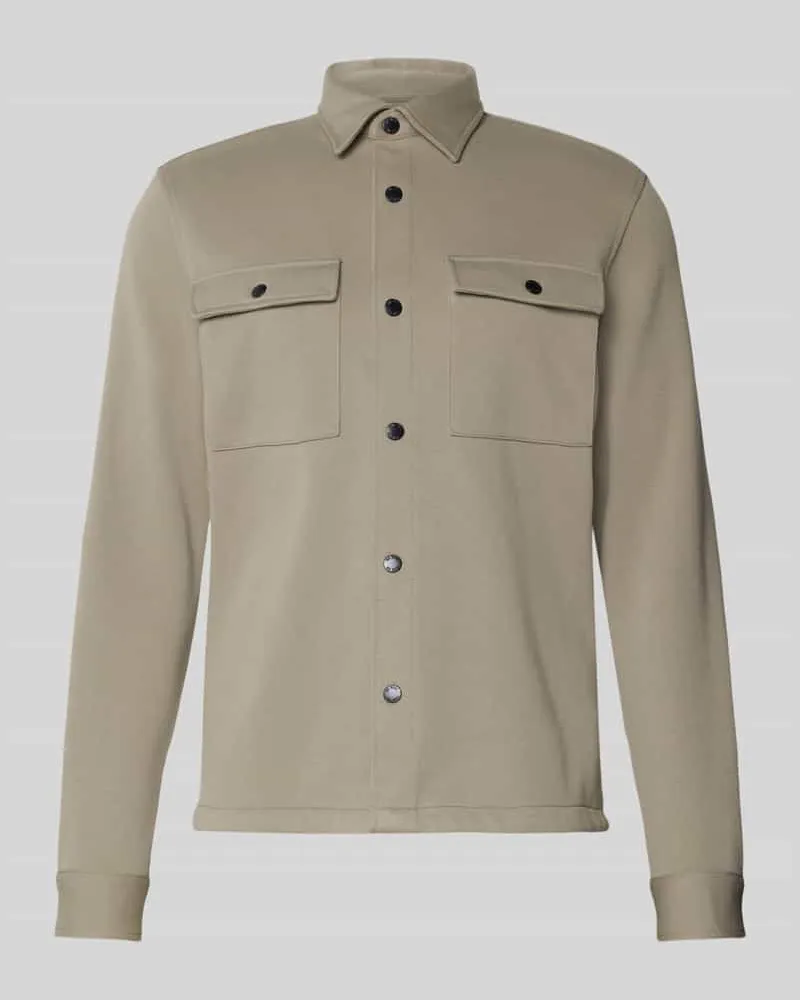 McNeal Hemdjacke mit Druckknopfleiste Mud