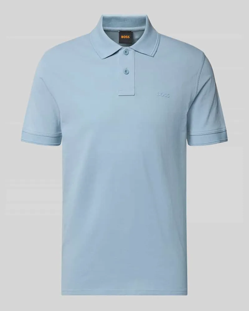HUGO BOSS Regular Fit Poloshirt aus reiner Baumwolle Modell 'PRIME Tuerkis