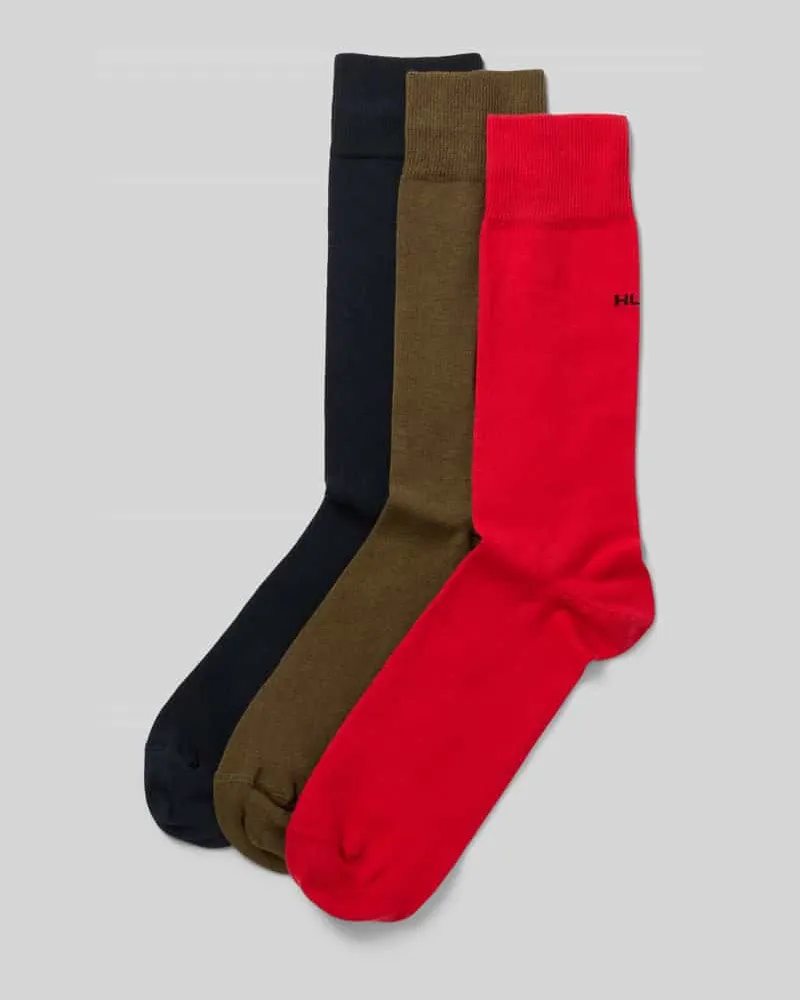 HUGO BOSS Socken aus Baumwoll-Mix im 3er-Pack Royal