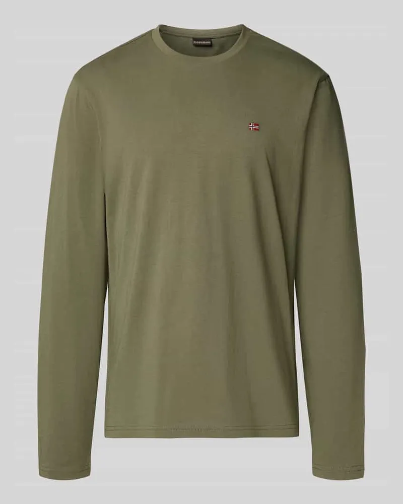 Napapijri Longsleeve mit Logo-Stitching Modell 'Salis 