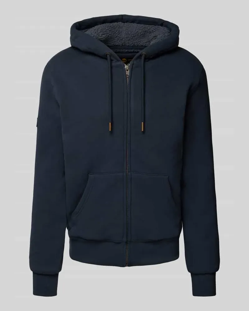 Superdry. Sweatjacke mit Kapuze und Känguru-Tasche 