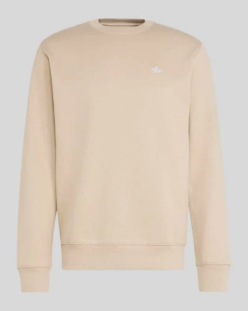 adidas Regular Fit Sweatshirt aus Baumwoll-Mix Sand