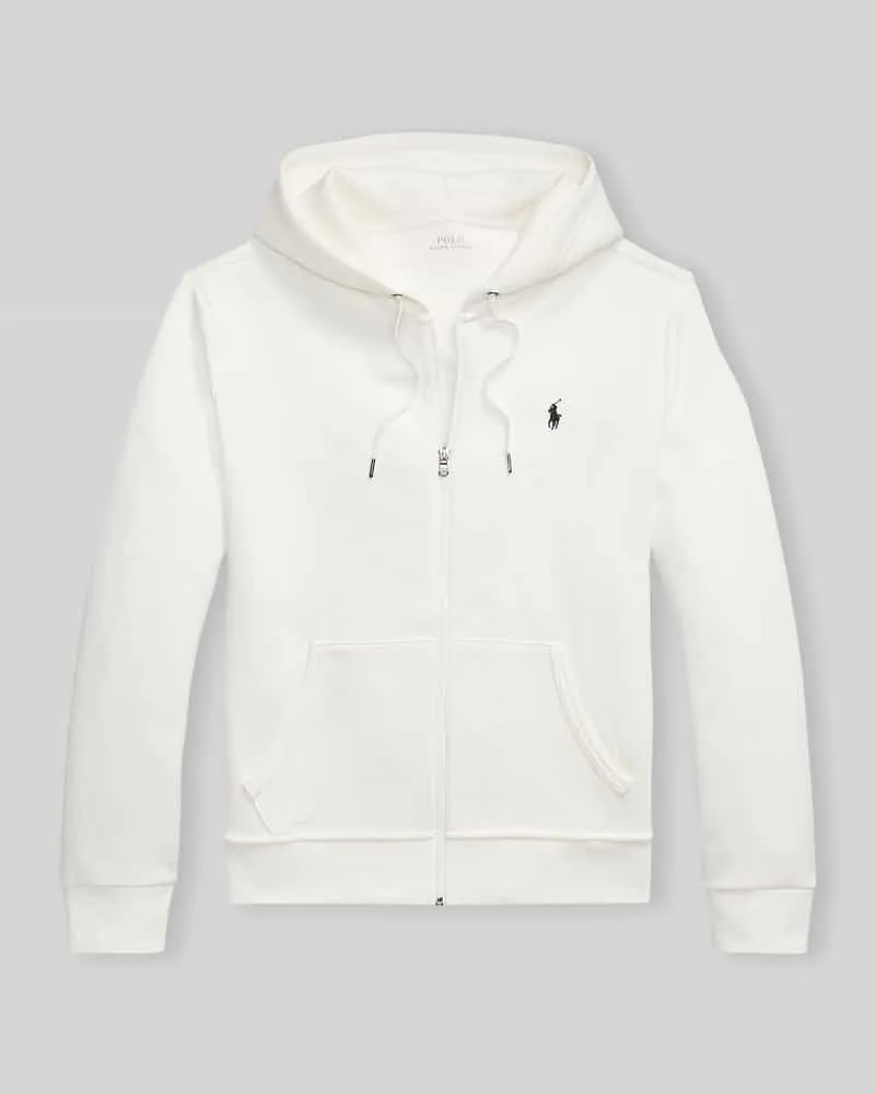 Ralph Lauren Regular Fit Sweatjacke aus Baumwoll-Mix Weiss