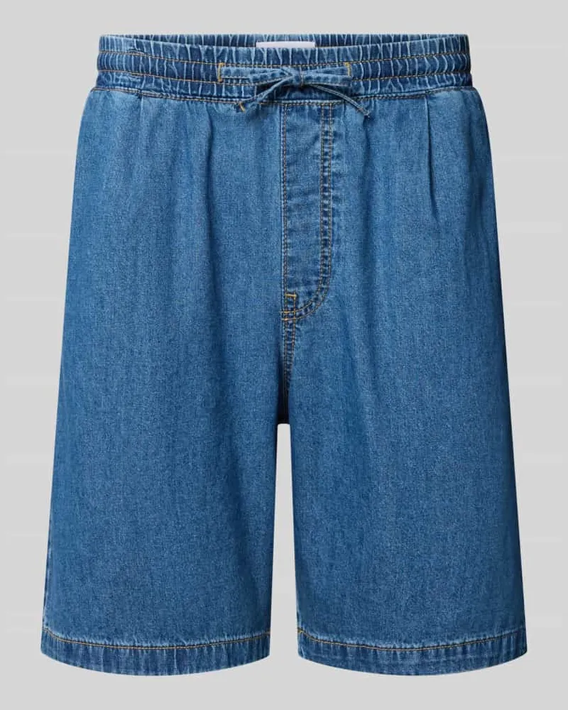 Jack & Jones Shorts mit elastischem Bund und Kordelzug Modell 'TONY Jeansblau