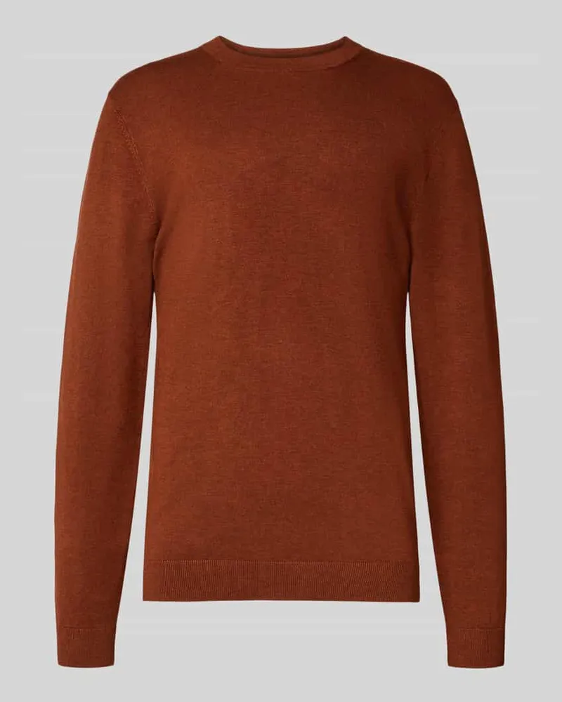 McNeal Strickpullover mit gerippten Abschlüssen 