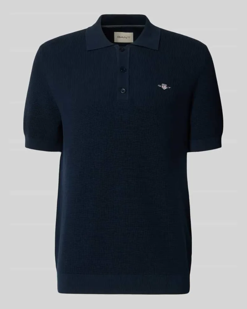 Gant Regular Fit Poloshirt mit Label-Stitching Marine