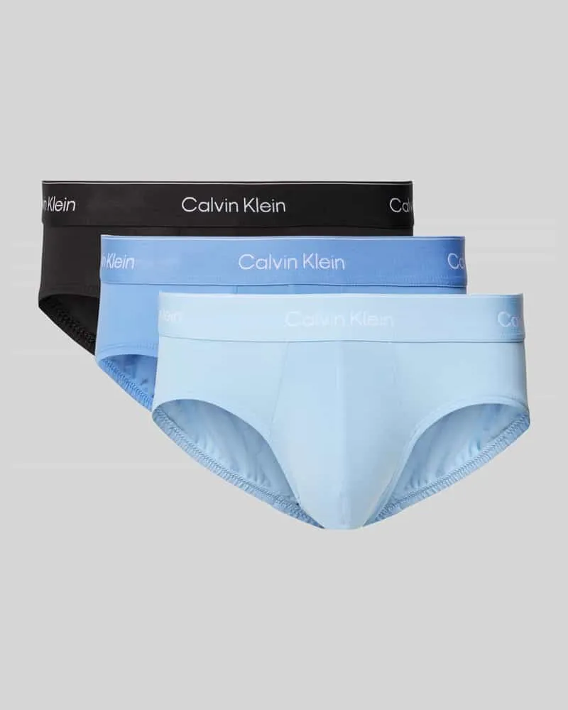 Calvin Klein Slip mit elastischem Label-Bund im 3er-Pack 