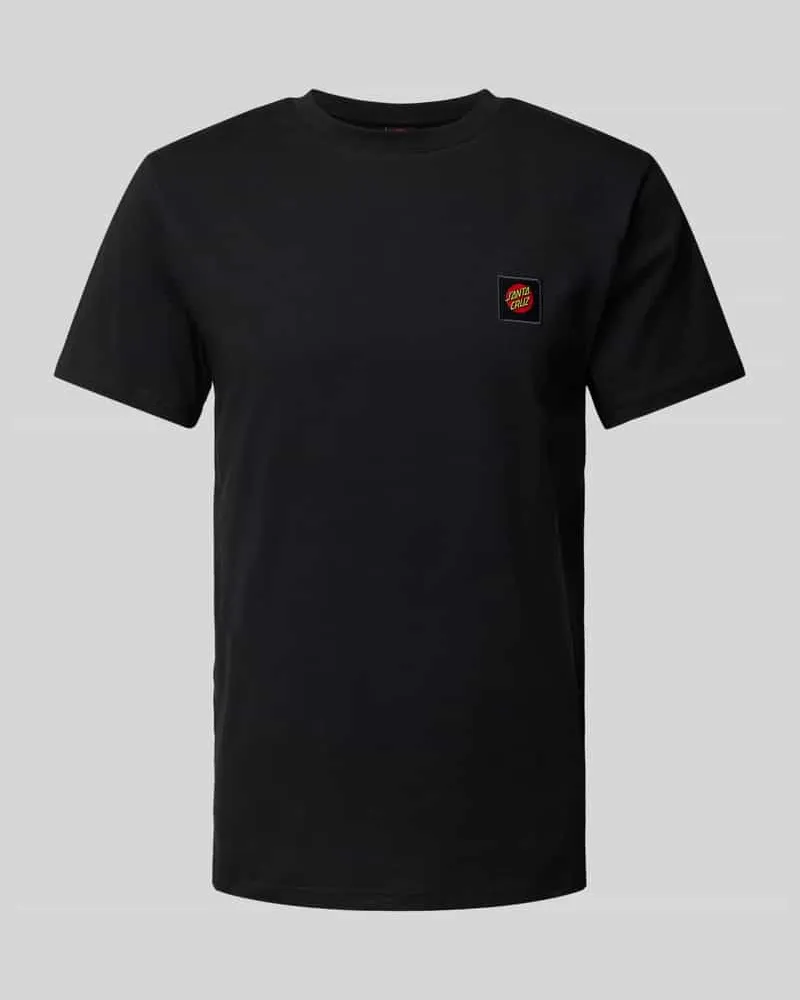 Santa Cruz T-Shirt mit Label-Detail Black