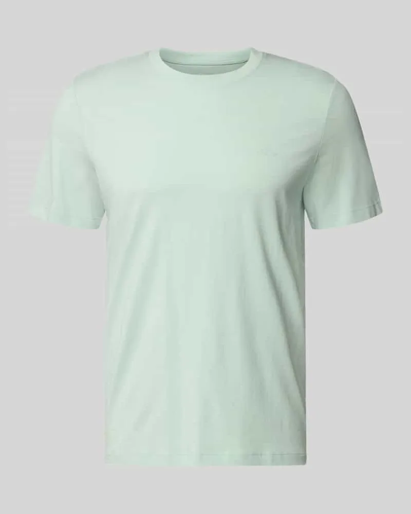 S.Oliver Regular Fit T-Shirt aus reiner Baumwolle Hellblau