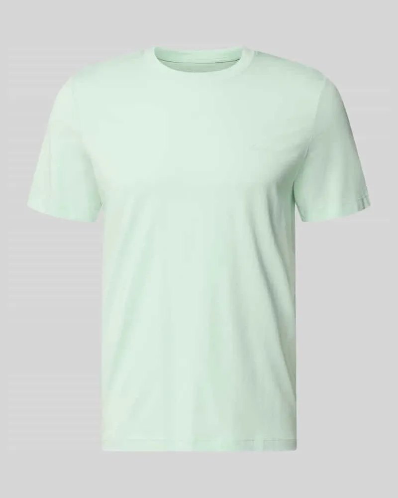 S.Oliver Regular Fit T-Shirt aus reiner Baumwolle Hellblau