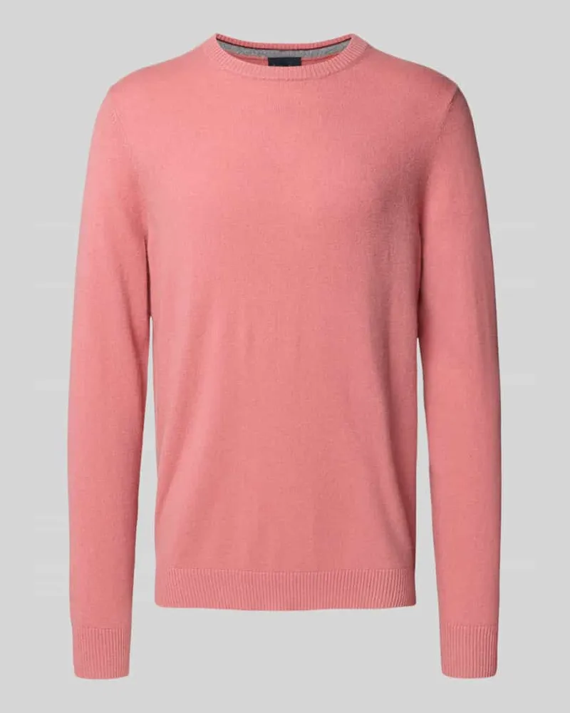 Christian Berg Regular Fit Kaschmirpullover mit Rundhalsausschnitt 