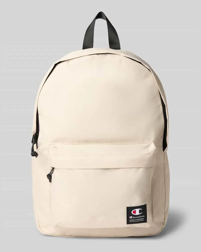 Champion Rucksack mit Label-Patch Beige