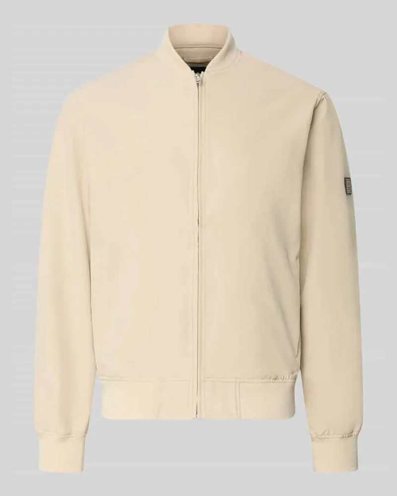 Jack & Jones Bomberjacke mit Stehkragen Modell 'BLAASPEN Sand