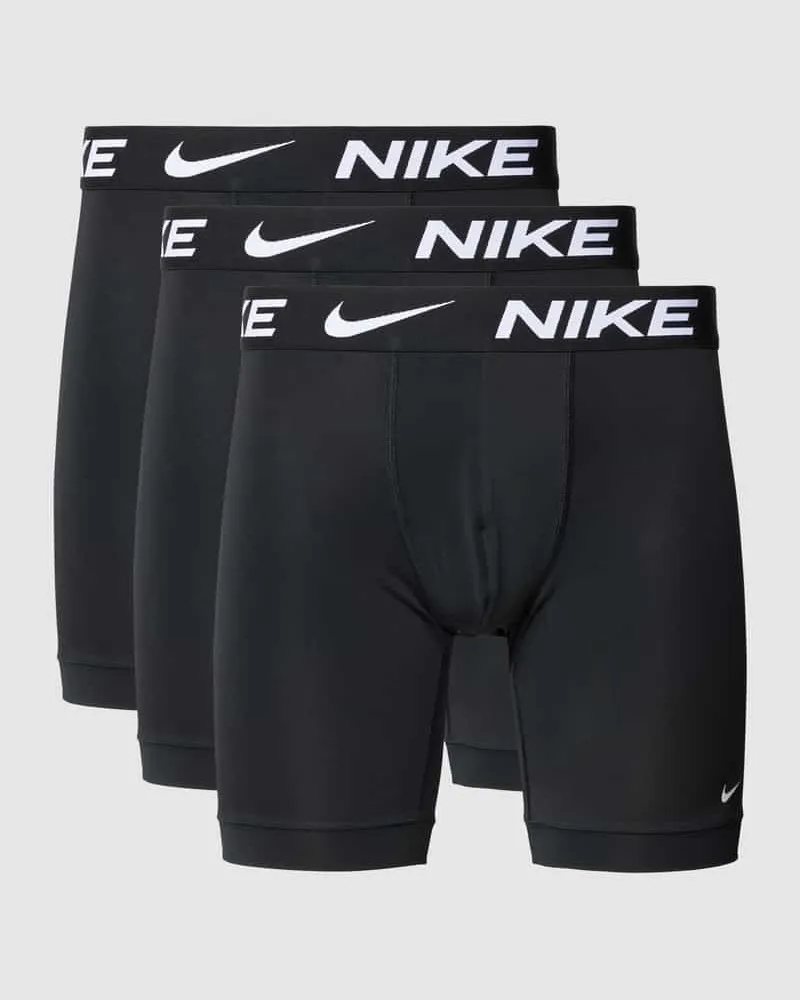 Nike Boxershorts mit elastischem Logo-Bund Black