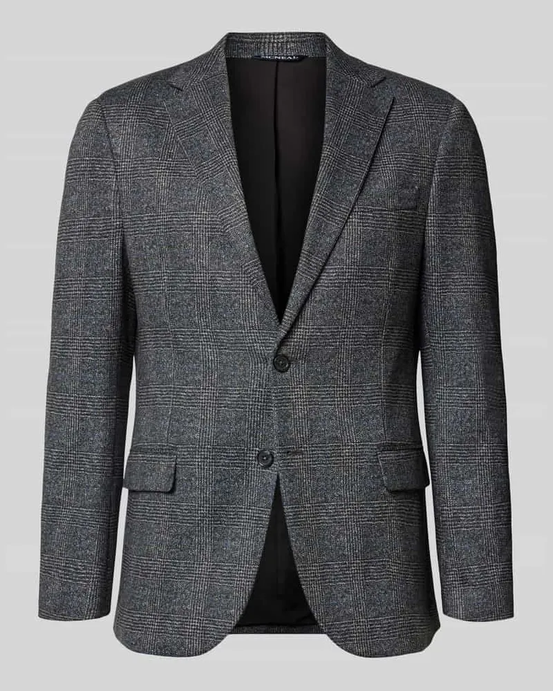 McNeal Slim Fit Sakko mit Pattentaschen Dunkelgrau