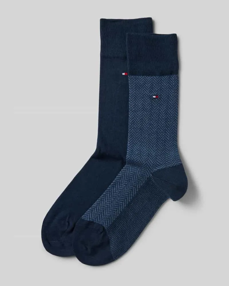 Tommy Hilfiger Socken mit Label-Detail im 2er-Pack 