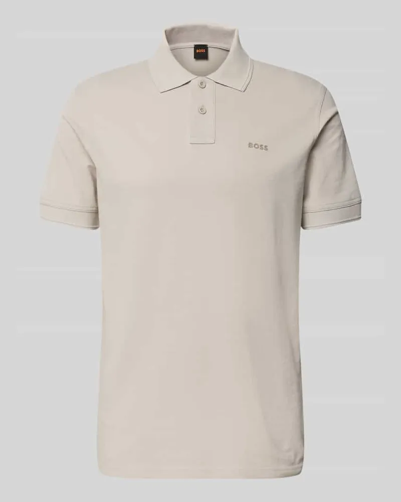 HUGO BOSS Regular Fit Poloshirt aus reiner Baumwolle Modell 'PRIME Sand