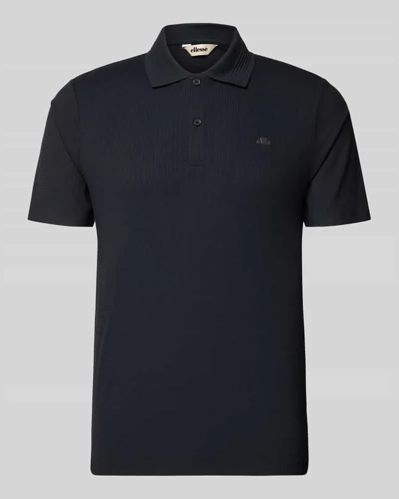 Ellesse Slim Fit Poloshirt mit Logo Modell 'EDMOND Black