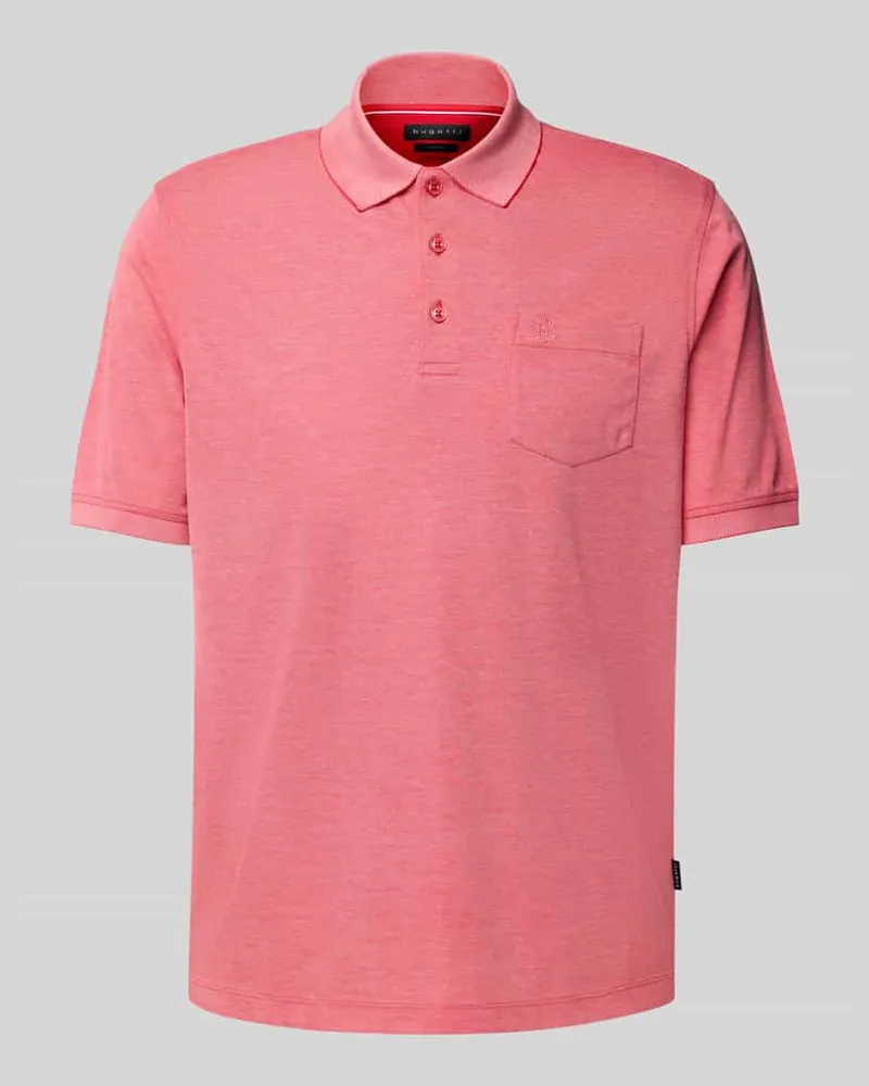 Bugatti Poloshirt mit Brusttasche 