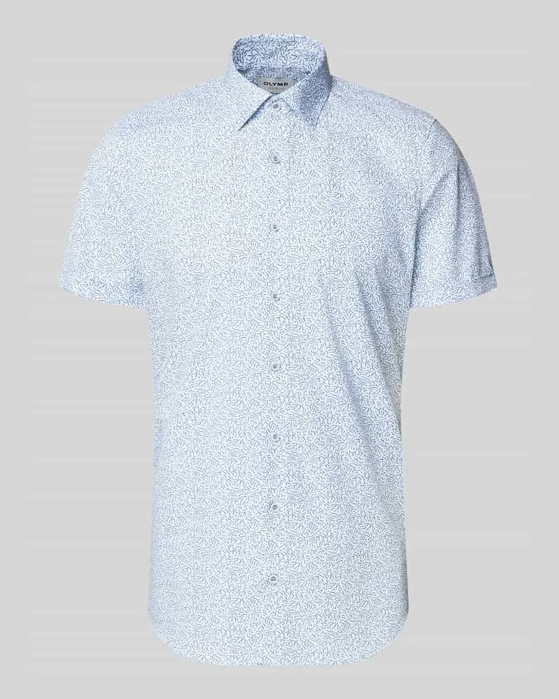 Olymp Slim Fit Business-Hemd mit Kentkragen Bleu