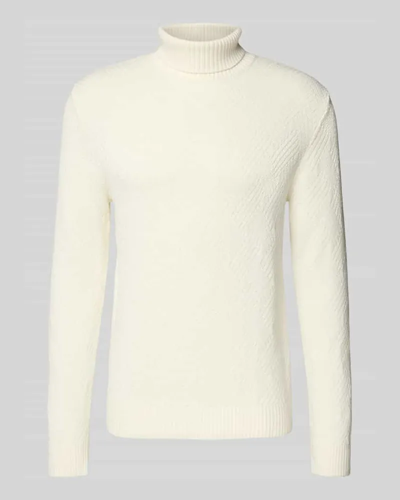 Selected Homme Regular Fit Rollkragenpullover aus reiner Baumwolle Modell 'TREVOR 