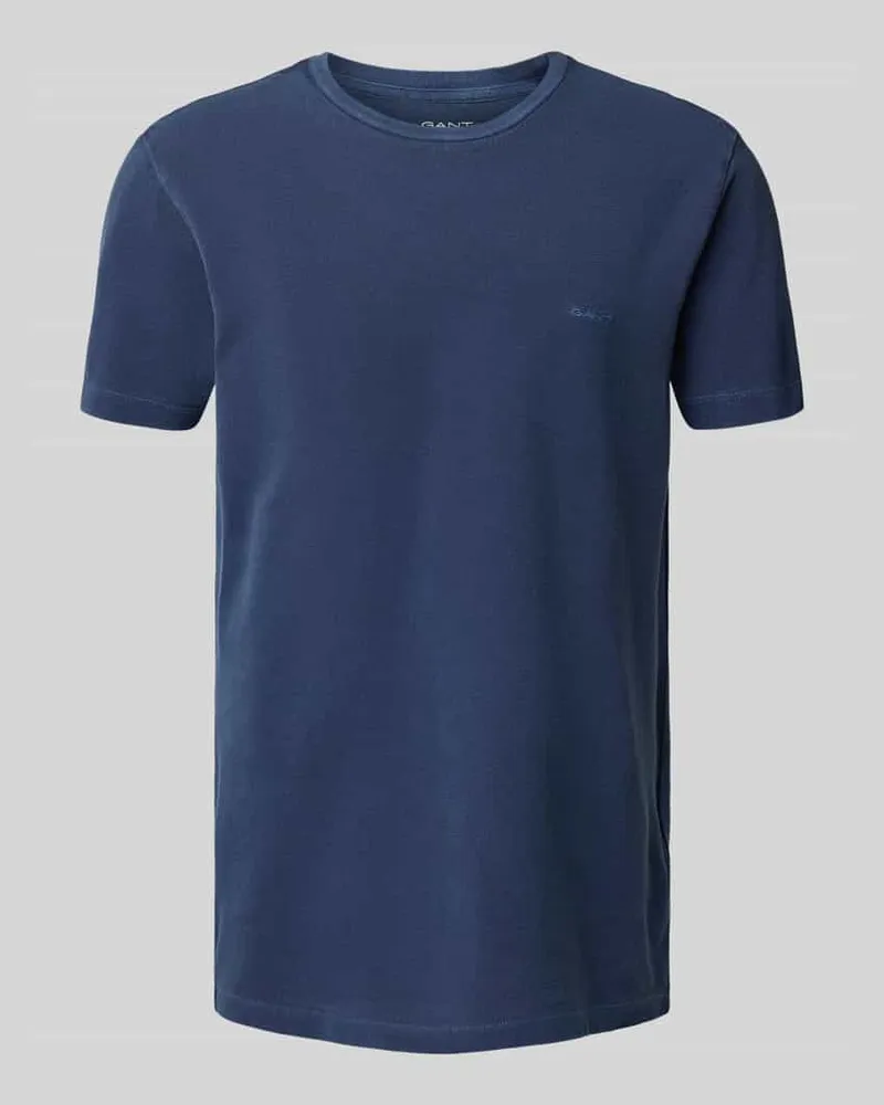 Gant T-Shirt mit Label-Stitching 