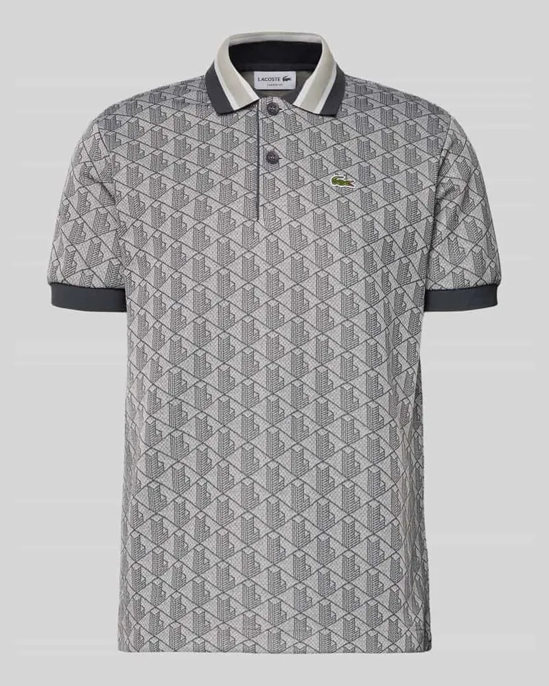 Lacoste Regular Fit Poloshirt mit Baumwoll-Anteil Black