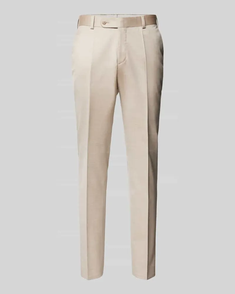 Wilvorst Slim Fit Anzughose mit Bügelfalten 