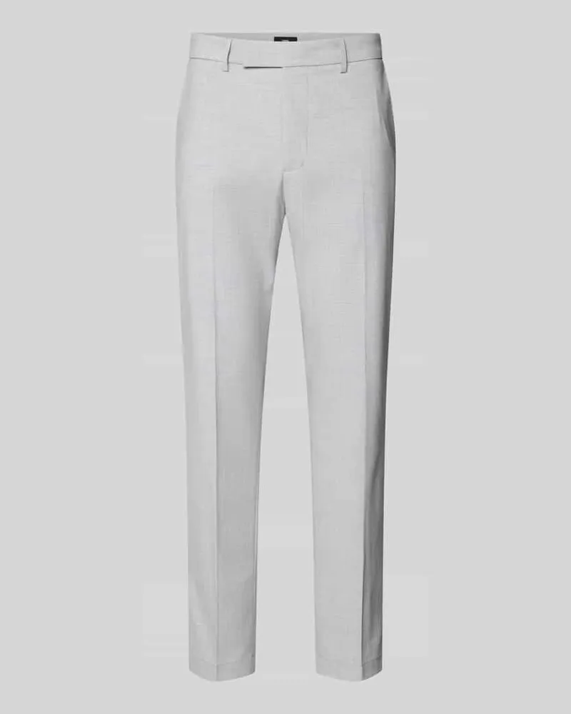 cinque Hose mit Bügelfalten Modell 'Beppe Hellgrau
