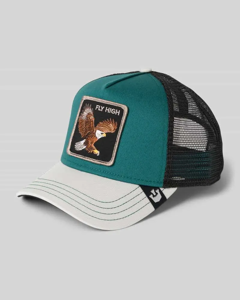Goorin Bros. Trucker Cap mit Motiv-Patch Modell 'Eagle Fan 