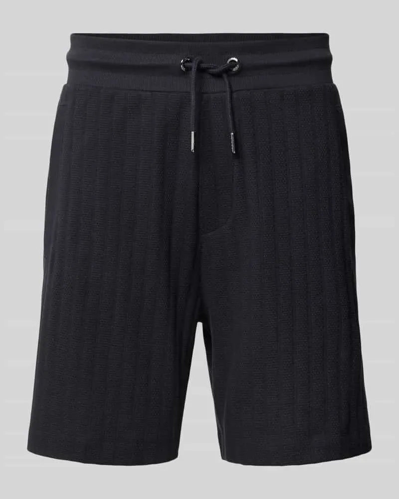 JOOP! Regular Fit Shorts mit Tunnelzug Modell 'JUANITO Marine
