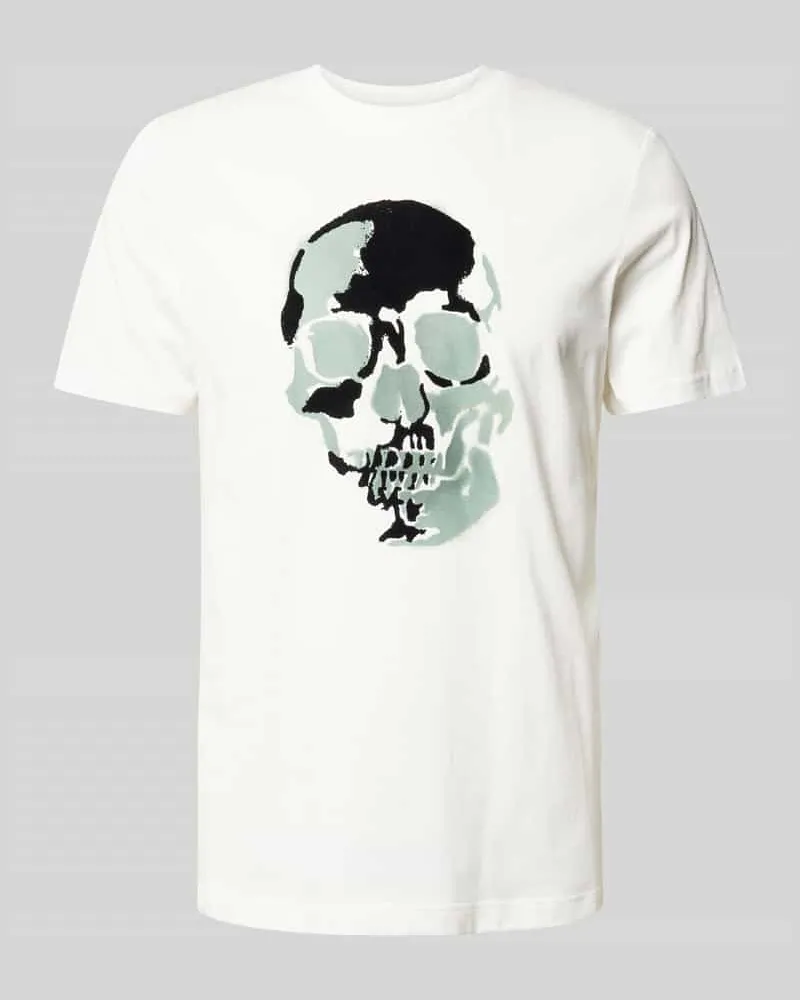 Antony Morato T-Shirt mit Motiv-Print Weiss