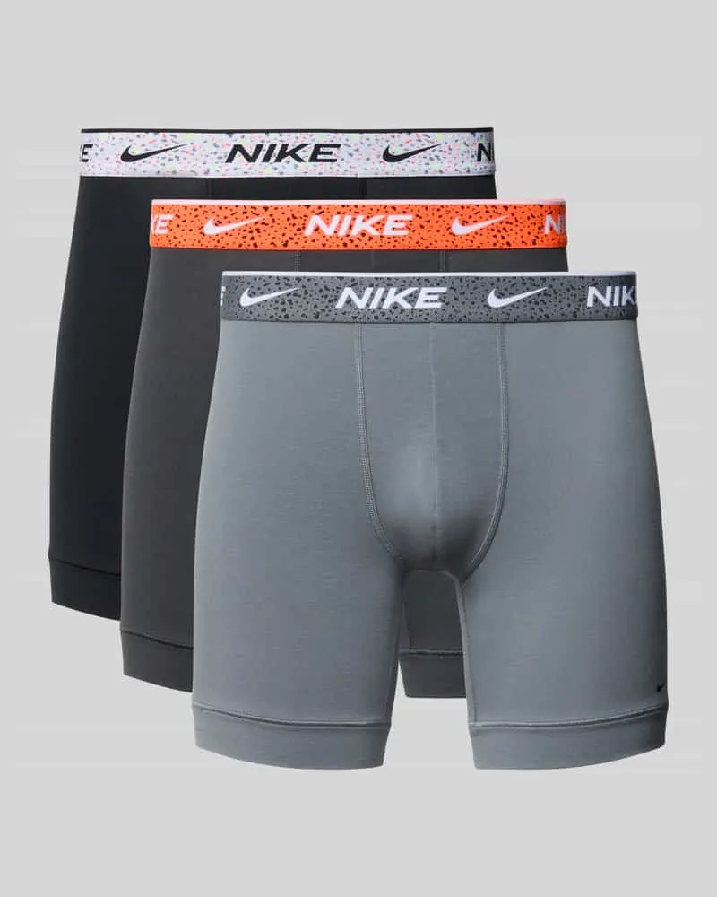 Nike Trunks im 3er-Pack mit elastischem Logo-Bund Black