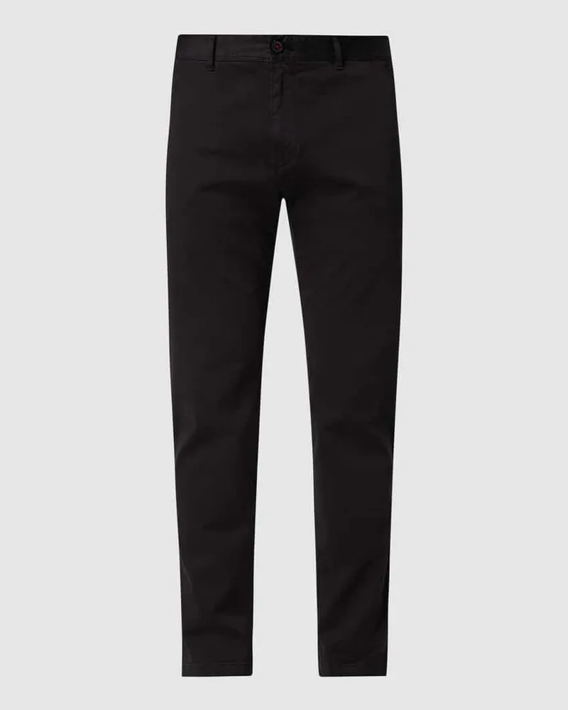 Roy Robson Slim Fit Chino mit Stretch-Anteil Black