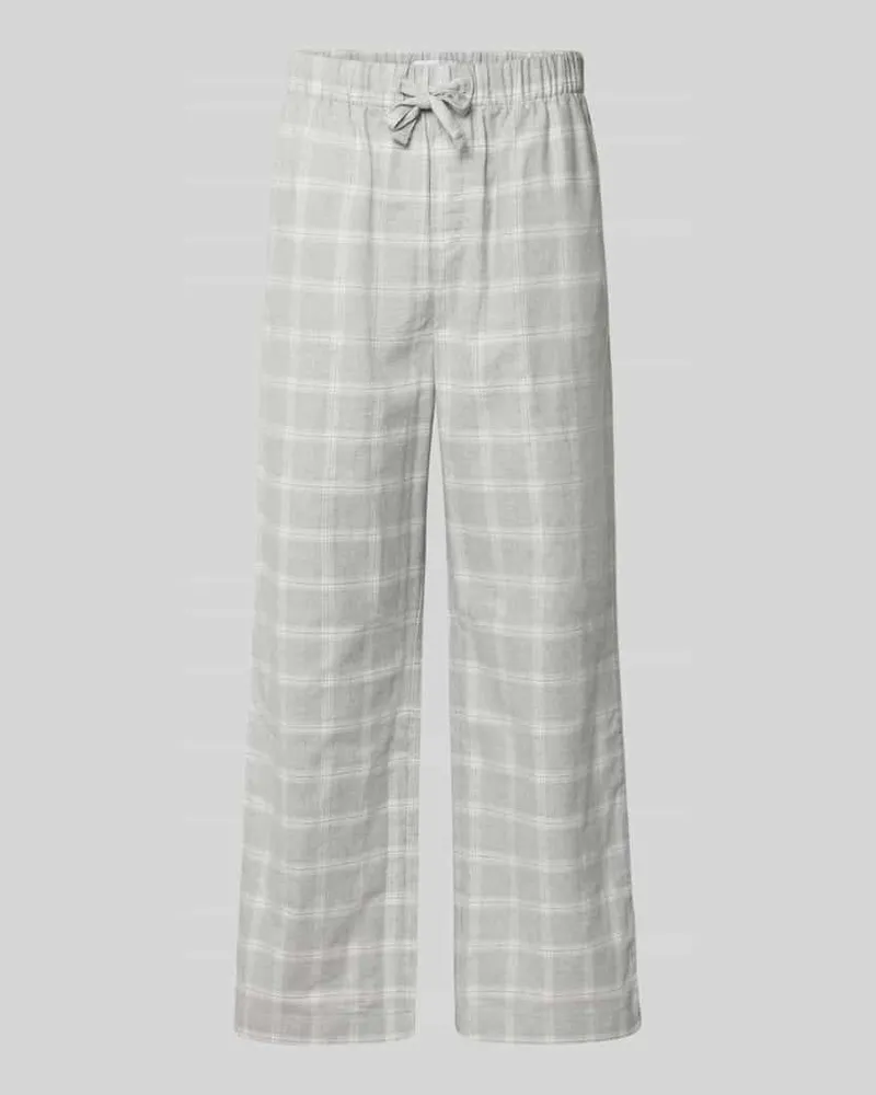 Tommy Hilfiger Relaxed Fit Pyjama-Hose aus Reiner Baumwolle Mittelgrau
