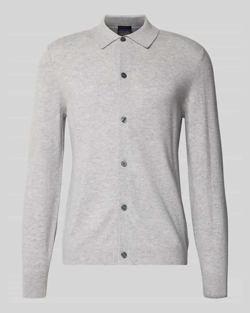 Christian Berg Strickjacke aus Baumwoll-Kaschmir-Mix 