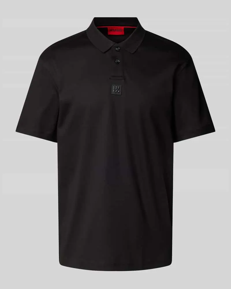 HUGO BOSS Poloshirt mit Label-Patch Modell 'Deabono 