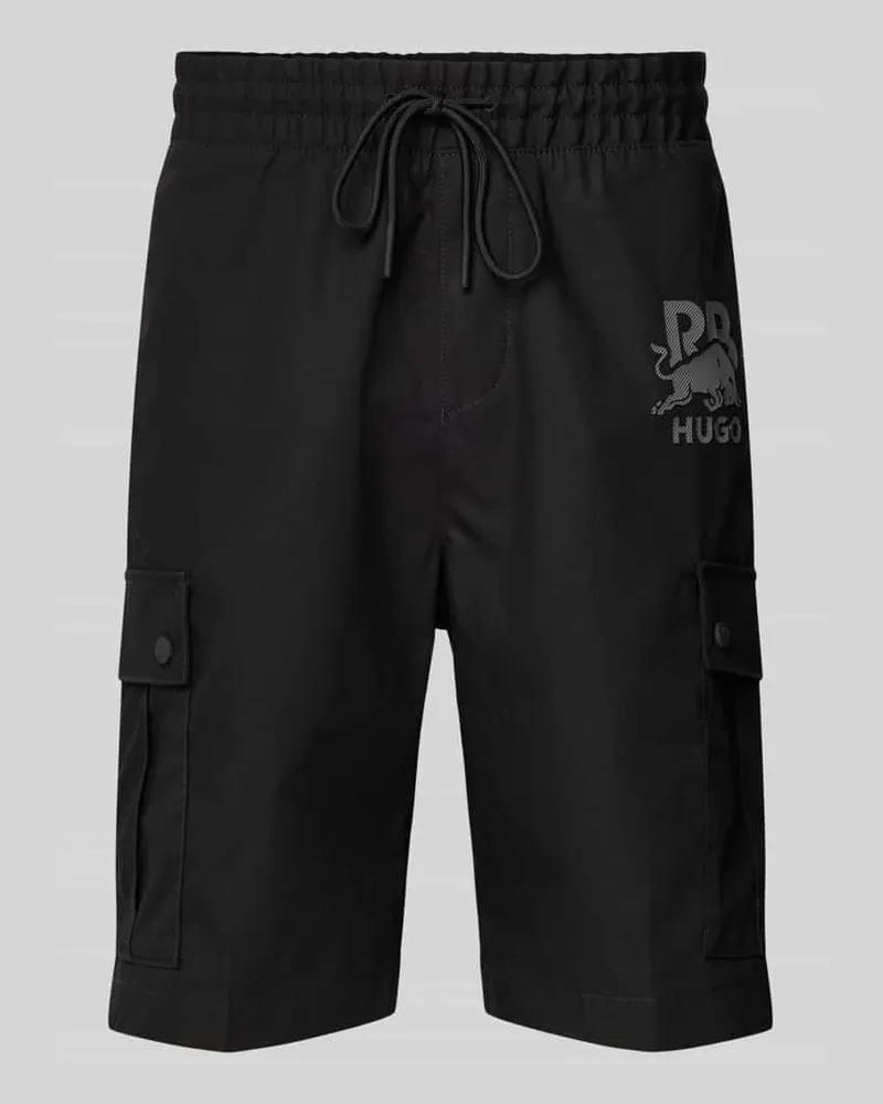 HUGO BOSS Cargoshorts mit elastischem Bund Modell 'Garlio 