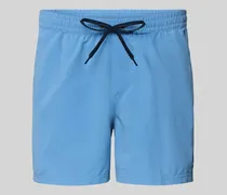 Regular Fit Badehose mit Logo-Patch Modell 'Everyday