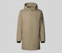 Regular Fit Parka mit verdecktem Reißverschluss Modell 'Globe Evo