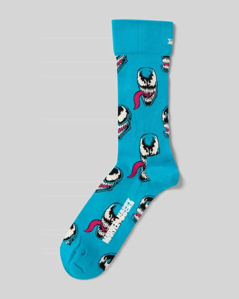 Happy Socks Regular Fit Socken mit Logo-Print Modell 'Venom Royal